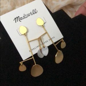 Madewell Gold and Silver tone earrings